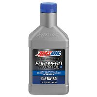 Amsoil European Low SAPS 5W-30 100% Synthetic Engine Oil 946mL Bottle AELQT