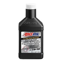 Amsoil Signature Series 5W-50 100% Synthetic Engine Oil 946mL Bottle AMRQT