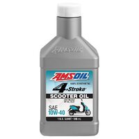 Amsoil Formula 4-Stroke 10W-40 100% Synthetic Scooter Oil 946mL Bottle ASOQT