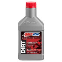 Amsoil Dirt Bike 4-Stroke 10W-40 100% Synthetic Motorcycle Oil 946mL Bottle DB40QT