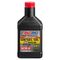 Amsoil Signature Series Max Duty 5W-40 100% Synthetic Diesel Engine Oil 946mL Bottle DEOQT