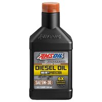 Amsoil Signature Series Max Duty 5W-30 100% Synthetic Diesel Engine Oil 946mL Bottle DHDQT