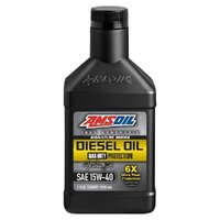 Amsoil Signature Series Max Duty 15W-40 100% Synthetic Diesel Engine Oil 946mL Bottle DMEQT