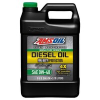 Amsoil Signature Series Max Duty 0W-40 100% Synthetic Diesel Engine Oil 3.78L Bottle DZF1G