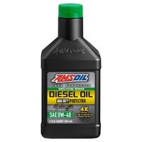 Amsoil Signature Series Max Duty 0W-40 100% Synthetic Diesel Engine Oil 946mL Bottle DZFQT