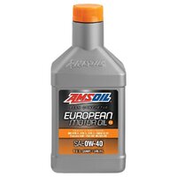 Amsoil European Full SAPS 0W-40 100% Synthetic Engine Oil 946mL Bottle EFOQT