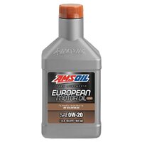 Amsoil European Low SAPS 0W-20 100% Synthetic Engine Oil 946mL Bottle EZTQT