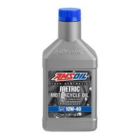 Amsoil Metric 4-Stroke 10W-40 100% Synthetic Motorcycle Oil 946mL Bottle MCFQT