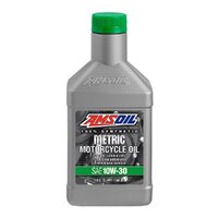 Amsoil Metric 4-Stroke 10W-30 100% Synthetic Motorcycle Oil 946mL Bottle MCTQT