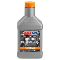 Amsoil Metric 4-Stroke 5W-40 100% Synthetic Motorcycle Oil 946mL Bottle MMFQT