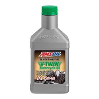 Amsoil V-Twin 15W-60 100% Synthetic Motorcycle Oil 946mL Bottle MSVQT