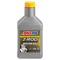 Amsoil Z-Rod High Zinc 10W-30 100% Synthetic Motorcycle Oil 946mL Bottle ZRTQT